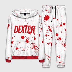 Костюм мужской Dexter logo Декстер брызги крови, цвет: 3D-красный