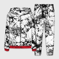 Костюм мужской Эффект линогравюры, цвет: 3D-красный