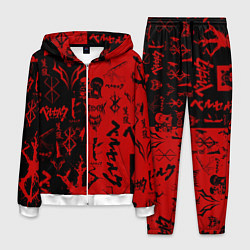 Мужской костюм BERSERK BLACK RED БЕРСЕРК ПАТТЕРН