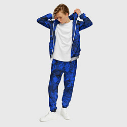 Костюм мужской SONIC BLUE PATTERN СИНИЙ ЁЖ, цвет: 3D-меланж — фото 2