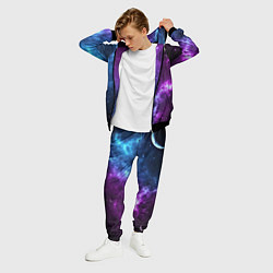 Костюм мужской NEON GALAXY НЕОНОВЫЙ КОСМОС, цвет: 3D-черный — фото 2