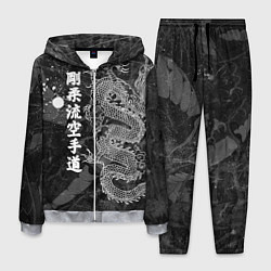 Мужской костюм Токийский Дракон Иероглифы Dragon Japan