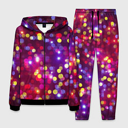 Костюм мужской ПРАЗДНИЧНЫЕ ОГОНЬКИ НОВЫЙ ГОД 2022, цвет: 3D-черный