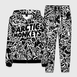 Костюм мужской Arctic monkeys Pattern, цвет: 3D-черный