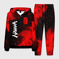 Костюм мужской НАРАКА БЛЕЙД ПОИНТ Пламя, цвет: 3D-черный