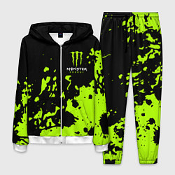 Костюм мужской Monster Energy green, цвет: 3D-белый