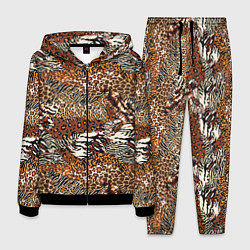 Костюм мужской Шкуры Диких Животных, цвет: 3D-черный
