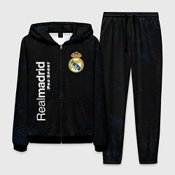 Костюм мужской REAL MADRID Pro Sport Потертости, цвет: 3D-черный