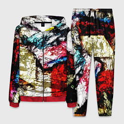 Костюм мужской Fashion pattern Abstraction Impression, цвет: 3D-красный