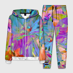Костюм мужской Abstract color pattern Summer 2022, цвет: 3D-белый