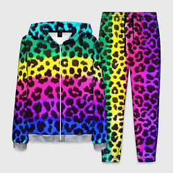 Костюм мужской Leopard Pattern Neon, цвет: 3D-меланж