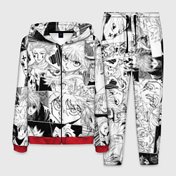 Костюм мужской Hunter x Hunter pattern, цвет: 3D-красный