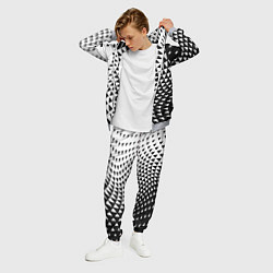 Костюм мужской Минималистический авангардный паттерн, цвет: 3D-меланж — фото 2