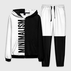 Костюм мужской MINIMALISM - BLACK AND WHITE, цвет: 3D-черный