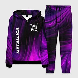 Костюм мужской Metallica violet plasma, цвет: 3D-черный