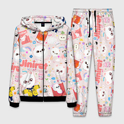 Костюм мужской Skzoo Jinniret pattern cartoon avatar, цвет: 3D-черный