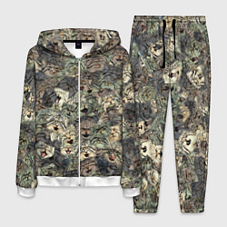 Костюм мужской Мануловый камуфляж, цвет: 3D-белый