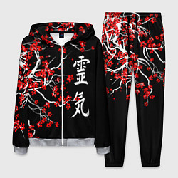 Костюм мужской Сакура в цвету, цвет: 3D-меланж