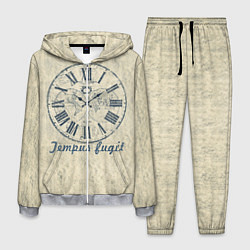 Костюм мужской Часы тикают- время бежит, цвет: 3D-меланж