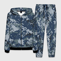 Костюм мужской Камуфляж Росгвардия цифра, цвет: 3D-черный