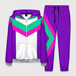 Костюм мужской Always in sports сиреневый, цвет: 3D-меланж