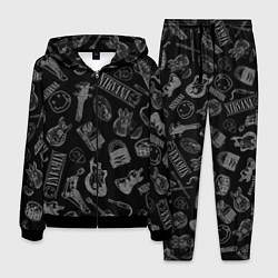 Костюм мужской Nirvana crash guitar black, цвет: 3D-черный