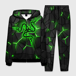 Костюм мужской Razer neon logo, цвет: 3D-черный