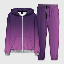 Костюм мужской Пурпурный-лиловый градиент, цвет: 3D-меланж