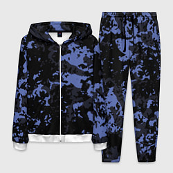 Мужской костюм Тёмно-синий камуфляж