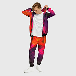 Костюм мужской Кубические грани абстракции, цвет: 3D-черный — фото 2