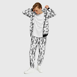 Костюм мужской Паттерн на каждый день о рыбалке, цвет: 3D-черный — фото 2