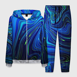 Мужской костюм Blurred colors