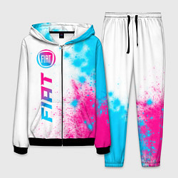 Костюм мужской Fiat neon gradient style: по-вертикали, цвет: 3D-черный