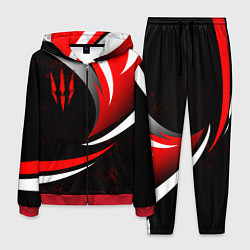 Костюм мужской Ведьмак - спортивная униформа, цвет: 3D-красный