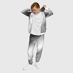 Костюм мужской CreepyPasta glitch на светлом фоне: надпись, симво, цвет: 3D-белый — фото 2