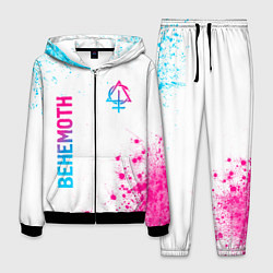 Костюм мужской Behemoth neon gradient style: надпись, символ, цвет: 3D-черный