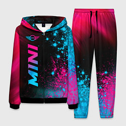 Костюм мужской Mini - neon gradient: по-вертикали, цвет: 3D-черный