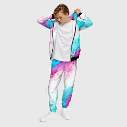 Костюм мужской The Offspring neon gradient style: надпись, символ, цвет: 3D-черный — фото 2