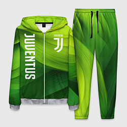 Костюм мужской Ювентус лого на зеленом фоне, цвет: 3D-меланж