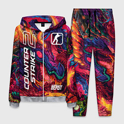 Костюм мужской CS 2 hyper beast, цвет: 3D-меланж