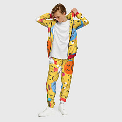 Костюм мужской Смайлы разные эмоции, цвет: 3D-красный — фото 2