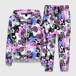 Костюм мужской Multicolored wild cats, цвет: 3D-меланж