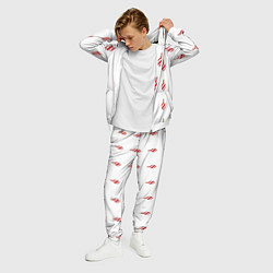 Костюм мужской Новогодние украшения-сосульки, цвет: 3D-белый — фото 2