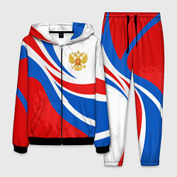 Костюм мужской Россия - спортивная униформа, цвет: 3D-черный