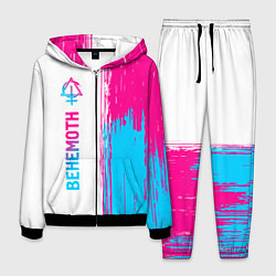 Костюм мужской Behemoth neon gradient style по-вертикали, цвет: 3D-черный