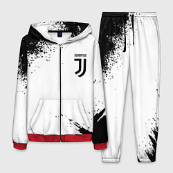 Костюм мужской Juventus sport color black, цвет: 3D-красный