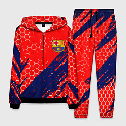 Костюм мужской Барселона спорт краски текстура, цвет: 3D-черный
