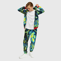 Костюм мужской Абстрактный узор, цвет: 3D-красный — фото 2