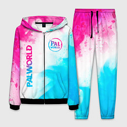 Мужской костюм Palworld neon gradient style вертикально
