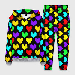 Костюм мужской Undertale heart pattern, цвет: 3D-меланж